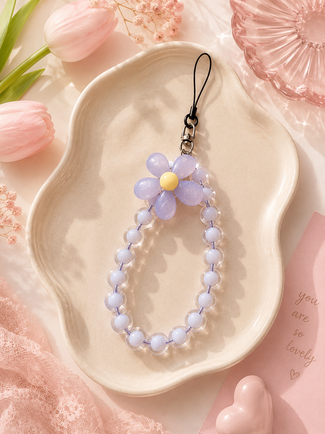 Daisy Glow Phone Charm