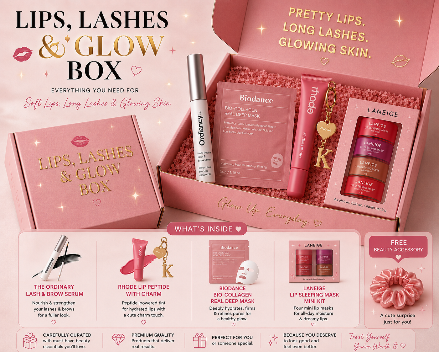 Lips, Lashes &amp; Glow Box