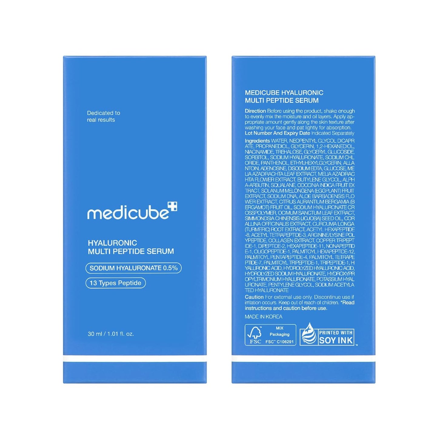 medicube Hyaluronic Multi-Peptide PDRN Serum — Lightweight Hydrating Serum for a Plump, Radiant Glow