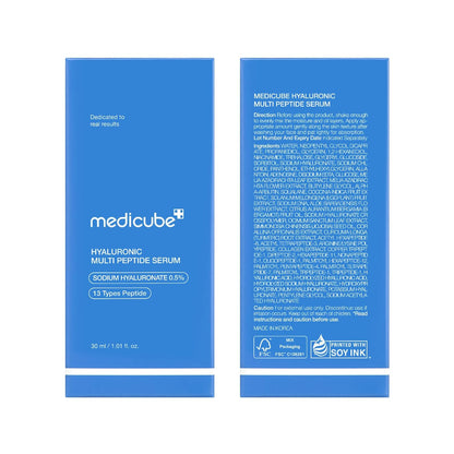 medicube Hyaluronic Multi-Peptide PDRN Serum — Lightweight Hydrating Serum for a Plump, Radiant Glow
