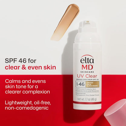 EltaMD UV Clear Facial Sunscreen SPF 46 — Oil-Free Zinc Oxide Formula, Dermatologist Recommended (Copy)