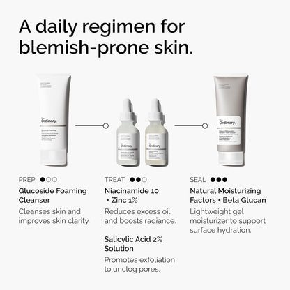 The Ordinary Salicylic Acid 2% Solution | Targeted Acne Serum for Blemish-Prone Skin
