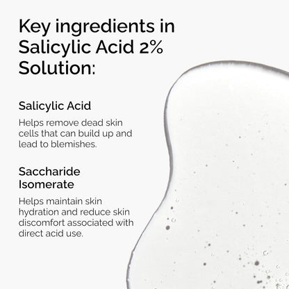 The Ordinary Salicylic Acid 2% Solution | Targeted Acne Serum for Blemish-Prone Skin
