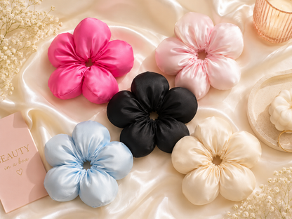 Large Daisy Bun Scrunchie