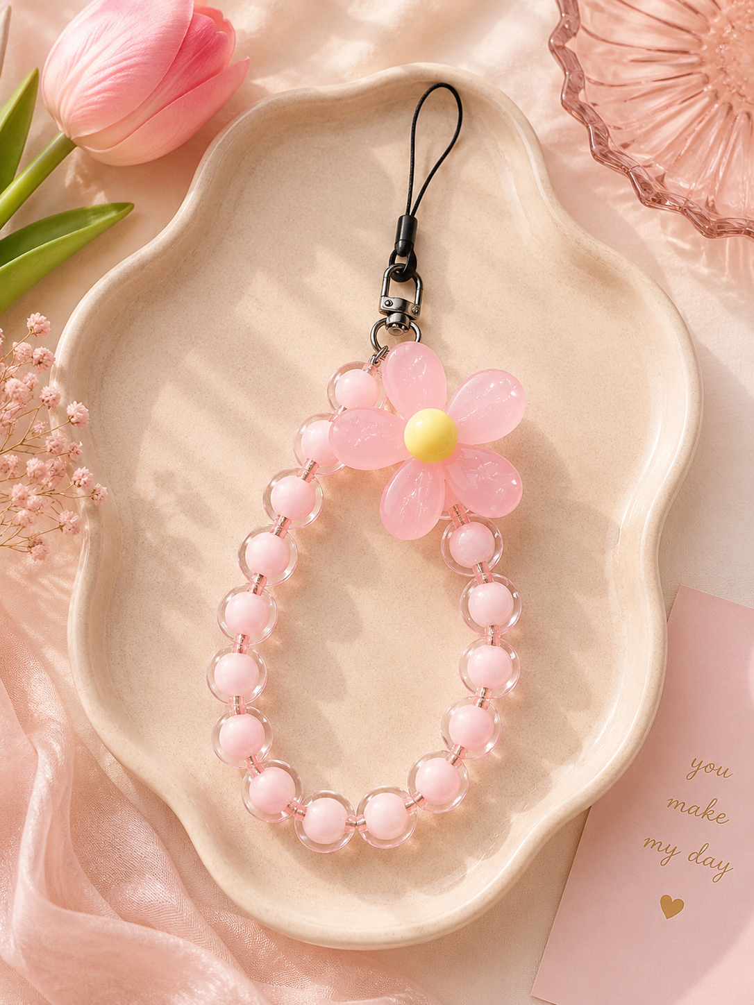 Daisy Glow Phone Charm